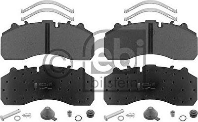 FEBI Колодки тормозные дисковые 247.5x109.5x30 MB/MAN/BPW/IVECO/SAF/SCANIA без установочного комплекта (16665)