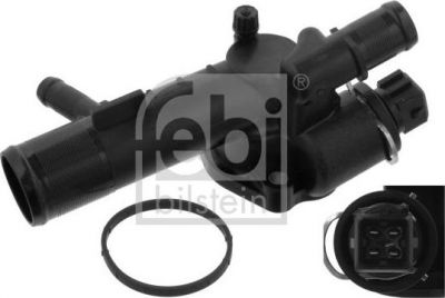 FEBI Термостат с корпусом и уплотнением RENAULT Clio II, Kangoo I, Logan, Sandero (8200954285, 32650)