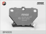 Fenox BP43035 комплект тормозных колодок, дисковый тормоз на TOYOTA YARIS VERSO (_NLP2_, _NCP2_)