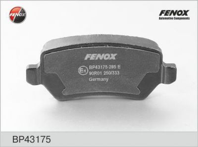 FENOX Колодки задние OPEL Astra G/H Meriva Zafira (BP43175)