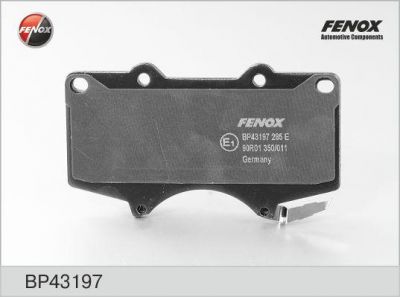 FENOX Колодки передние LEXUS / TOYOTA / MITSUBISHI (BP43197)