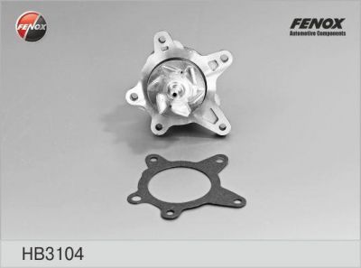FENOX Насос водяной HYUNDAI Solaris/Elantra New/I30/KIA Ceed/Cerato (HB3104)