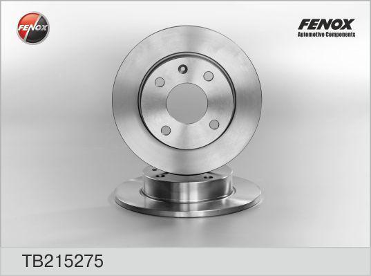 Fenox TB215275 тормозной диск на FORD FIESTA фургон (FVD)