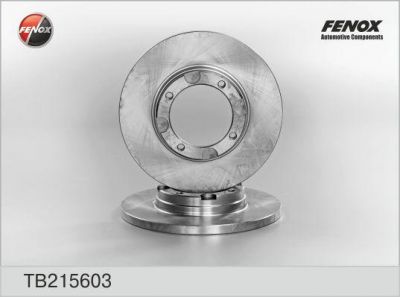 Fenox TB215603 тормозной диск на HYUNDAI PONY седан (X-1)