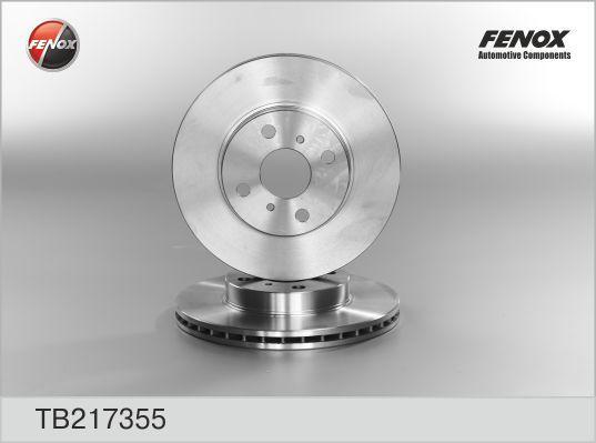 FENOX Диск тормозной передний TOYOTA Corolla 92-02 (к-кт 2 шт., цена за 1 шт.) (TB217355)