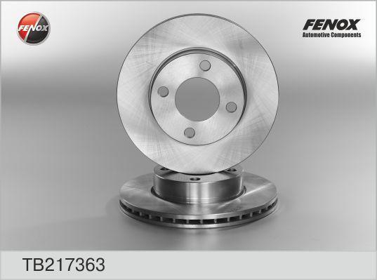 FENOX Диск тормозной передний (к-кт 2 шт., цена за 1 шт.) (TB217363)