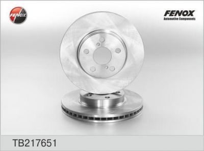 FENOX Диск тормозной передний (к-кт 2 шт., цена за 1 шт.) (TB217651)