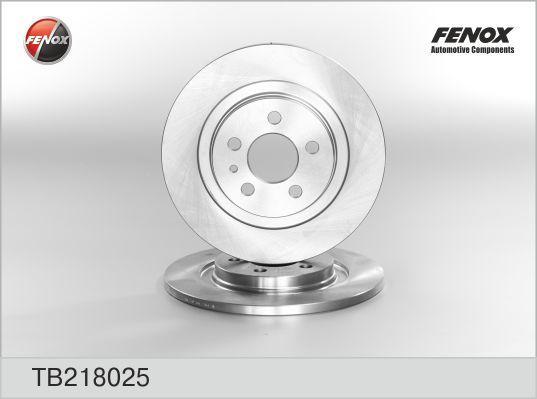 FENOX диск тормозной задний (к-кт 2 шт., цена за 1 шт.) (TB218025)