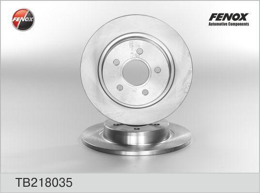 FENOX диск тормозной задний (к-кт 2 шт., цена за 1 шт.) (TB218035)