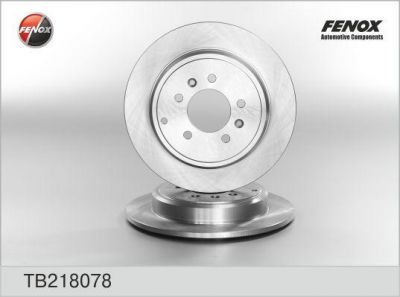Fenox TB218078 тормозной диск на PEUGEOT 607 (9D, 9U)