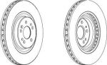 Ferodo DDF1085 тормозной диск на MERCEDES-BENZ M-CLASS (W163)
