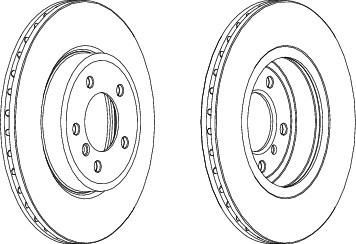 Ferodo DDF1174 тормозной диск на 3 кабрио (E46)