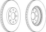 FERODO Диск тормозной передний вентилируемый OPEL CORSA D 06-/FIAT PUNTO (к-кт 2 шт., цена за 1 шт.) (DDF1304)