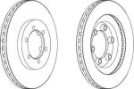 Ferodo DDF1346 тормозной диск на SSANGYONG MUSSO (FJ)