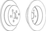 Ferodo DDF1406 Диск тормозной TOYOTA AVENSIS 1.6-2.4 03- задний
