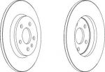 FERODO Диск тормозной задний вентилируемый AUDI A4/A5/A6/A7/Q5 (к-кт 2 шт., цена за 1 шт.) (DDF1666)