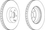 Ferodo DDF1692 тормозной диск на MERCEDES-BENZ E-CLASS купе (C207)