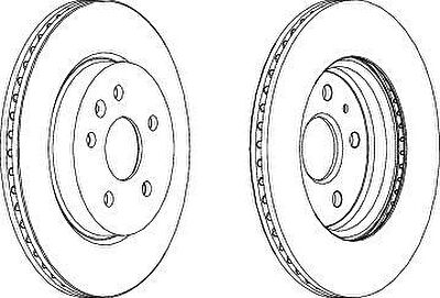 Ferodo DDF1805C тормозной диск на OPEL INSIGNIA седан