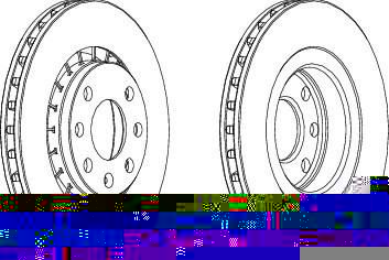 FERODO Диск тормозной передний вентилируемый CHEVROLET LANOS/DAEWOO NEXIA 14
