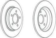 Ferodo DDF2061C тормозной диск на FORD FOCUS III седан