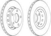 Ferodo DDF2151C тормозной диск на VW PASSAT Variant (3B6)