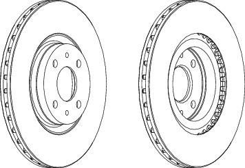 Ferodo DDF252 тормозной диск на FIAT TIPO (160)