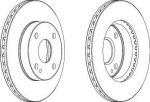 Ferodo DDF497 тормозной диск на MAZDA 323 C IV (BG)