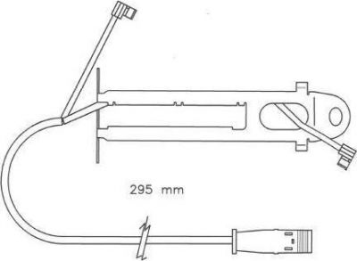 Ferodo FAI150 сигнализатор, износ тормозных колодок на MAN L 2000