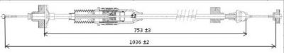 Ferodo FCC422724 трос, управление сцеплением на VW GOLF III (1H1)