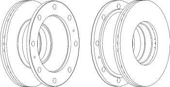 Ferodo FCR106A тормозной диск на IVECO EuroCargo