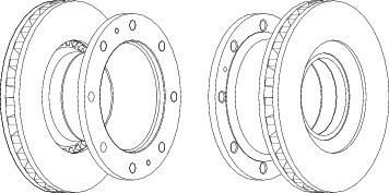 Ferodo FCR111A тормозной диск на IVECO EuroCargo