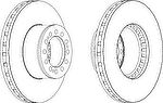 Ferodo FCR181A тормозной диск на MAN F 90