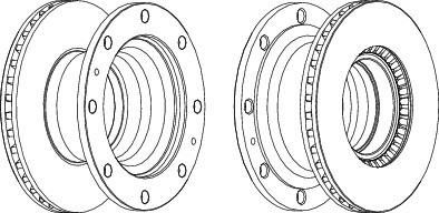 Ferodo FCR232A тормозной диск на IVECO EuroCargo