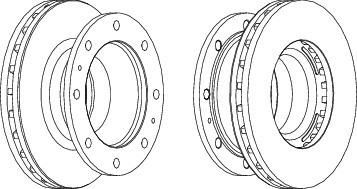 Ferodo FCR238A тормозной диск на IVECO EuroCargo