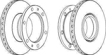 Ferodo FCR322A тормозной диск на IVECO EuroCargo