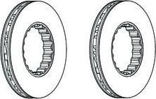Ferodo FCR328A тормозной диск на RENAULT TRUCKS Premium 2