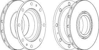 Ferodo FCR341A тормозной диск на IVECO EuroCargo