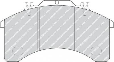 Ferodo FCV770 комплект тормозных колодок, дисковый тормоз на IVECO EuroCargo