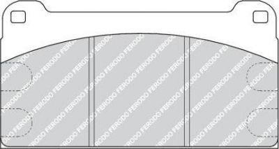 Ferodo FCV958 комплект тормозных колодок, дисковый тормоз на MERCEDES-BENZ UNIMOG