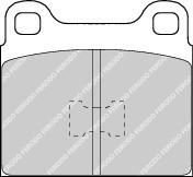 Ferodo FDB105 комплект тормозных колодок, дисковый тормоз на AUDI 80 (81, 85, B2)