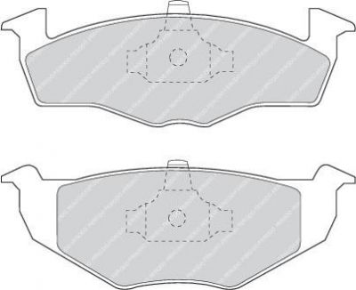 FERODO Комплект тормозных колодок, диско (FDB1054)