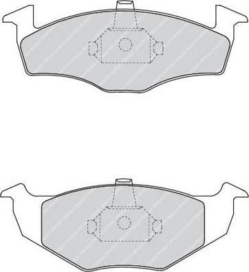 FERODO Комплект тормозных колодок, диско (FDB1101)