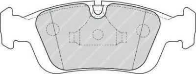 FERODO Колодки тормозные дисковые передние E36/E46/Z3 E36/Z4 E85 (FDB1300)