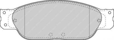 Ferodo FDB1485 комплект тормозных колодок, дисковый тормоз на LINCOLN LS