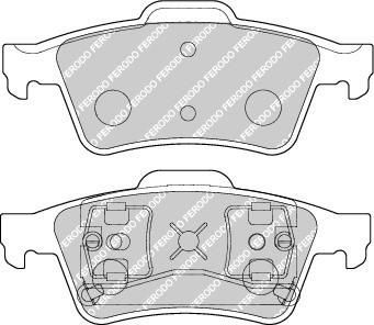 FERODO Комплект тормозных колодок, диско (FDB1540)
