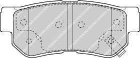 FERODO Комплект тормозных колодок, диско (FDB1606)