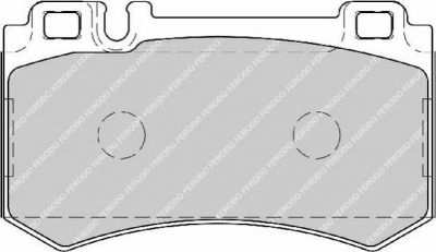 FERODO Комплект тормозных колодок, диско (FDB1809)