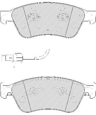 FERODO Колодки передние AUDI A8 / VW PHAETON (FDB1832)