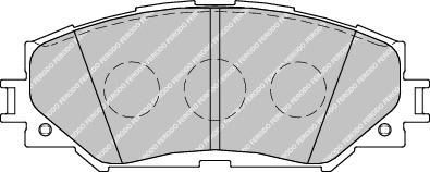 FERODO Колодки тормозные дисковые передние TOYOTA AURIS 1.4-1.6 07-/COROLLA 1.4 07-/RAV 4 (FDB1891)