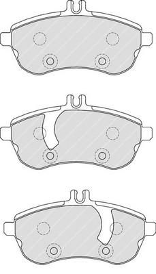FERODO Колодки передние MB W204 (54201220, FDB1978)